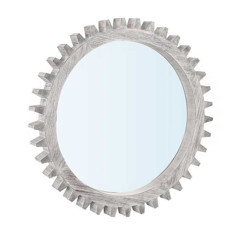 Miroir décoratif en bois, 16,53 po x 16,53 po, Blanchies