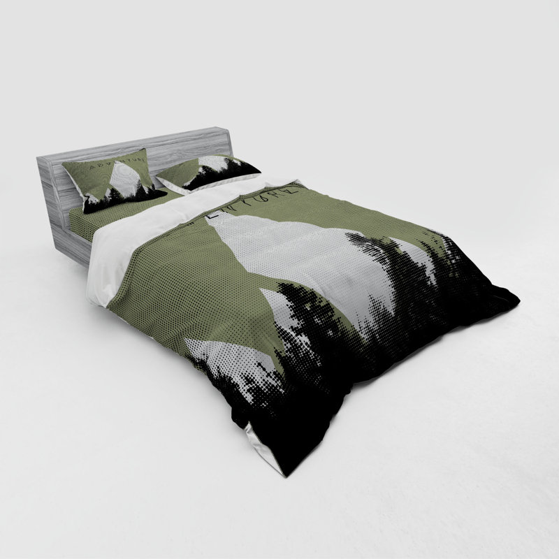 Rustic Polyester Duvet Cover, Queen Duvet Cover + 3 Additional Pieces