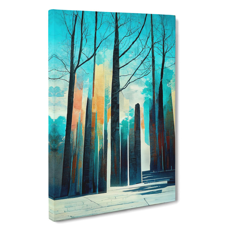 Torn Forest No.5 - Print, Wrapped Canvas, 50cm H x 35cm W x 3cm D, No Matte