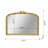 40.2" X 29.9" Baroque Style  Arch Mirror-1241382089