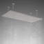 Pomme de douche carrée 32 x 16 po Ceil Mount