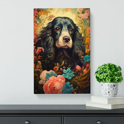 Cocker Spaniel Baroque - Wrapped Canvas