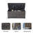 Moda Furnishings Water Resistant Metal Lockable Deck Box-99862700-99862694