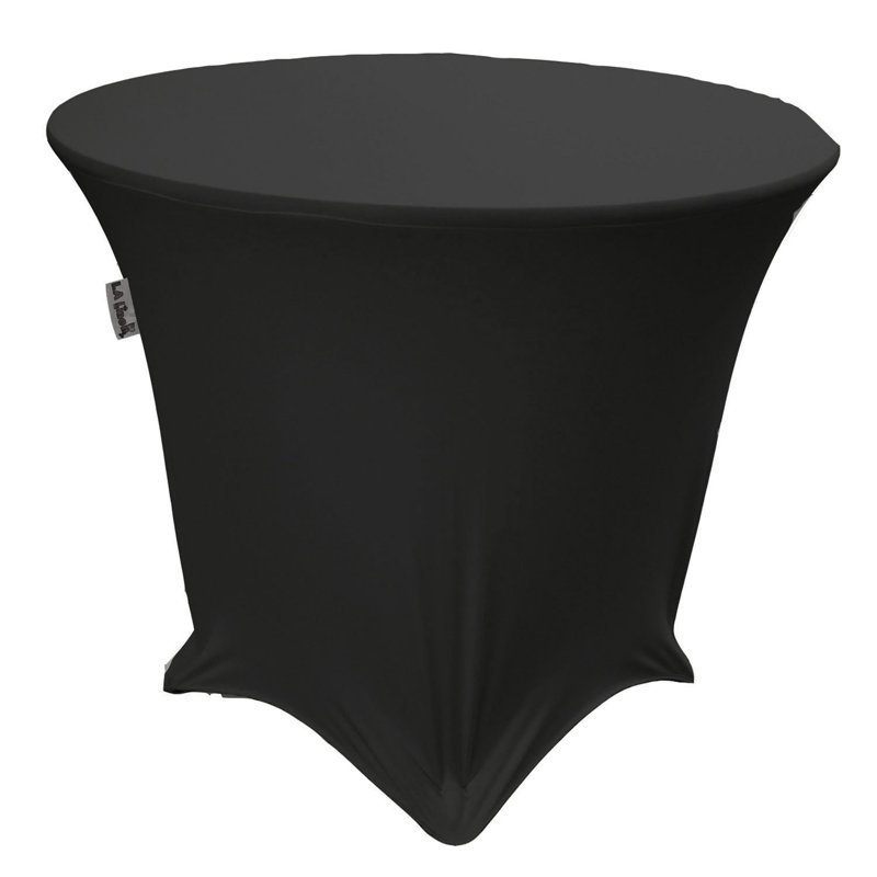 Nappe Spandex, R 60 po x H 30 po, Noir