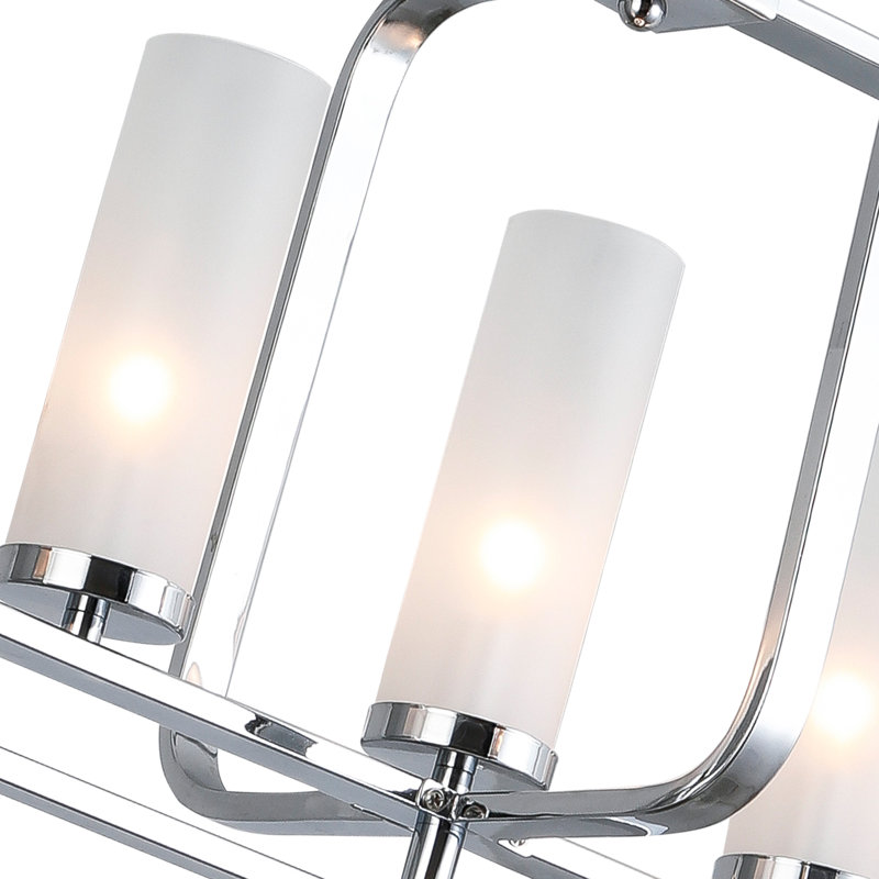 Aurora 5 - Light 37.4"W Chrome Pendant