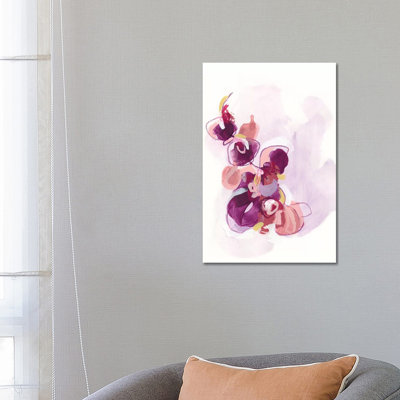 Orchid Sonata I 1 Piece Wrapped Canvas Wall Art