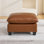 Repose-pieds rectangulaire 31,5 po en similicuir pour canapé modulaire modulaire