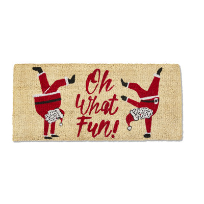 Tapis de Noël Itzak Oh What Fun Santa Est