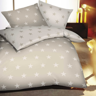Satin Solid Colour Duvet Cover Set with Pillow Shams