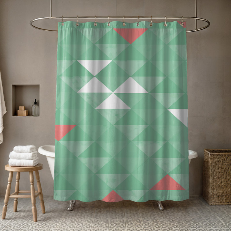 Nowicki Geometric Shower Curtain