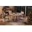 47 Inch Round Dining Table for 4-6 People, Round Kitchen Table with Sturdy Cross-Shaped Base & Adjustable Foot Pads, Circle Dining Table for Kitchen, Dining Room(Table Only), Grey-118571324