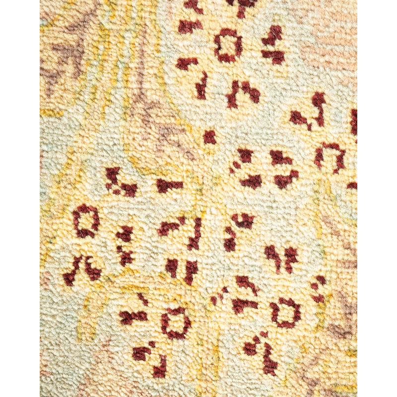 Eclectic One-of-a-Kind 9' x 12'5" Hand Knotted Area Rug