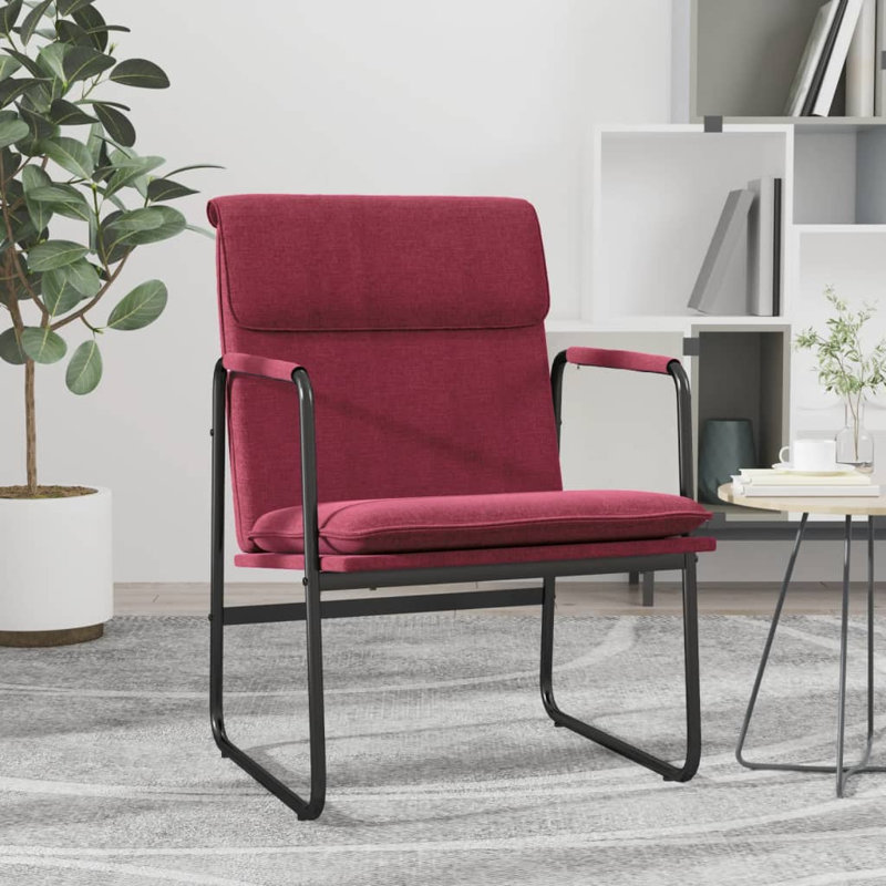 Kimora-Lee Upholstered Accent Chair, Red