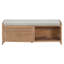 Banc à chaussures avec rangement et coussin, banc de rangement à volets avec charme pour le salon, vestibule-467926170