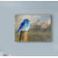 « mountain blue oiseaux », reproduction de peinture à l’acrylique sur toile tendue-33518903