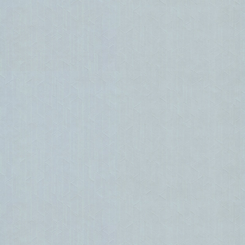 Geometric Wallpaper Roll, Bluestone