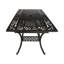 Table de salle à manger extensible pour patio - Aluminium fini cuivre. Idéal pour le jardin, le porche ou la terrasse. Couleur naturelle, style élégant. Structure extensible et brillante. Caractéristiques pratiques.