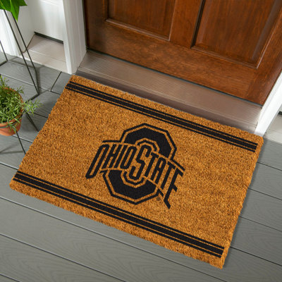 Grand tapis couleur coco de l'Université Ohio State, 36 po x 24 po