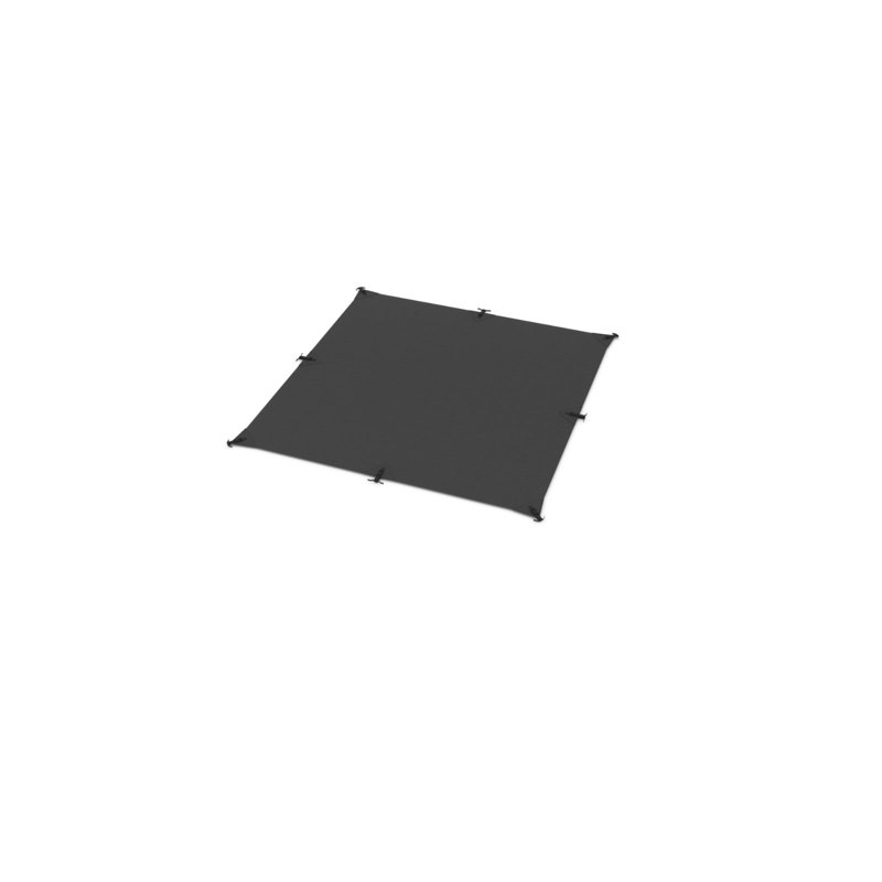 Toja X 8 pi Voile d'ombrage graphite, 8 pi L 8 pi. D