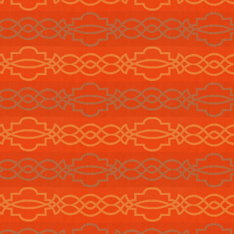 Tissu tissé en jacquard Crypton Gate par The Yard, Cuivre