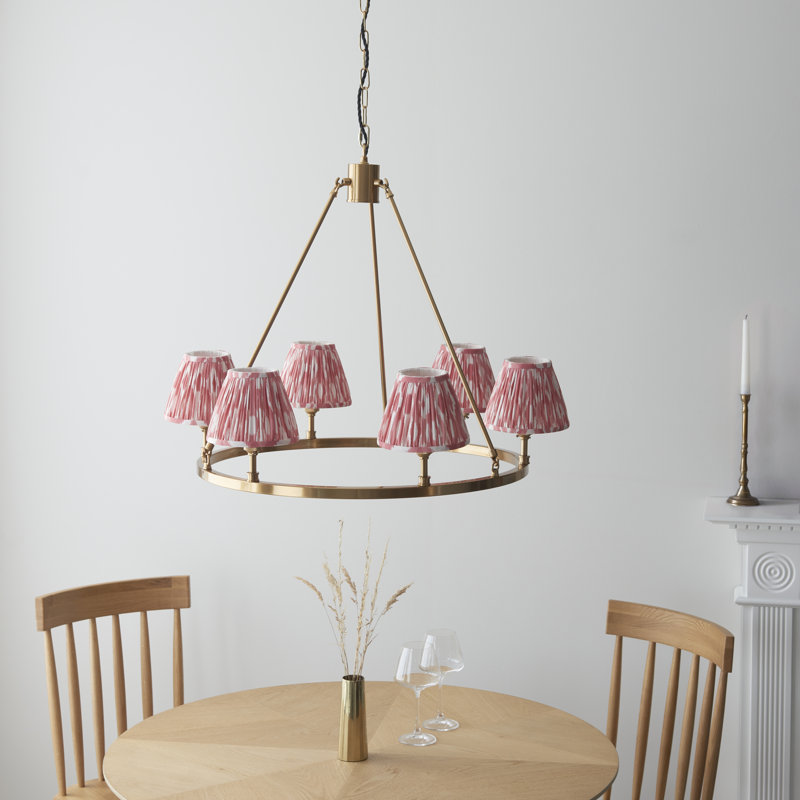 Chester 6 - Light Chandelier, Pink