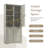 Freestanding Bathroom Storage Cabinet - Tilt-Out Hamper With Doors, Drawers & Adjustable Shelves-1121732080