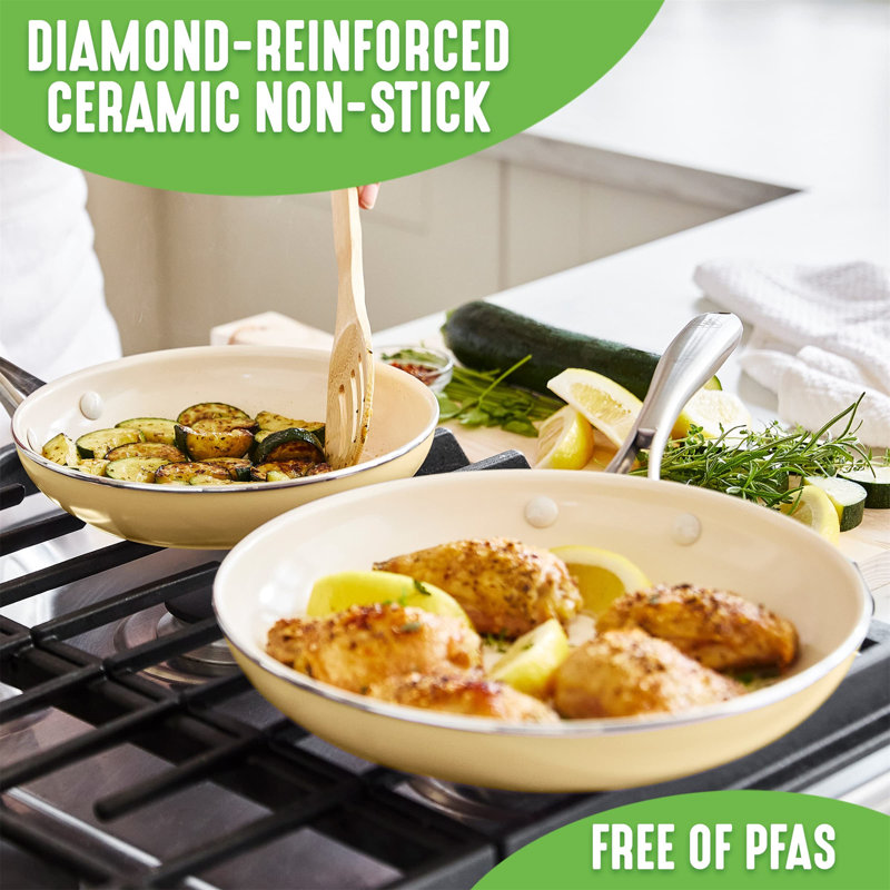 2 - Piece Non-Stick Ceramic Cookware Set