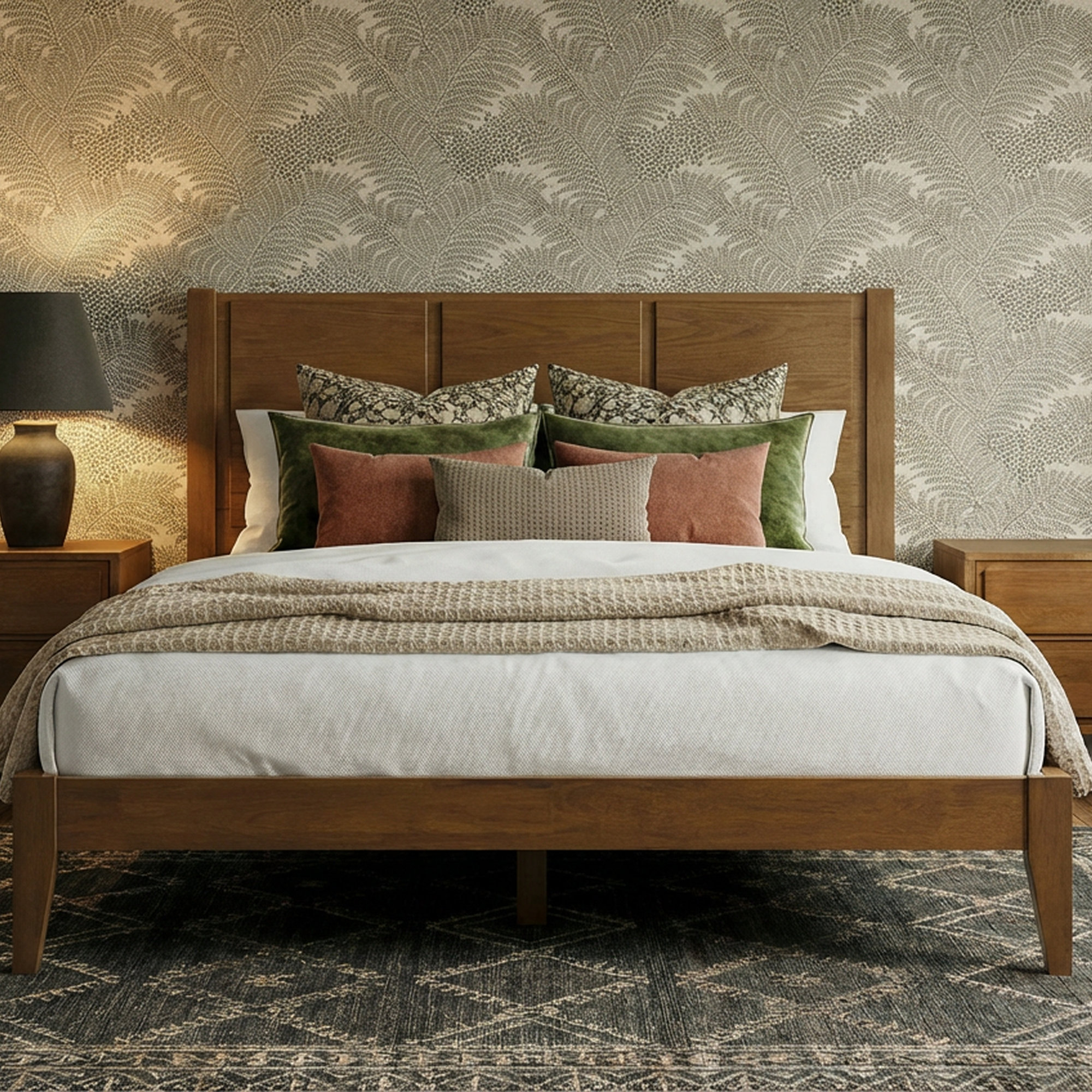 Kelly Clarkson Home Ariana Solid Wood King Bed Frame | Wayfair