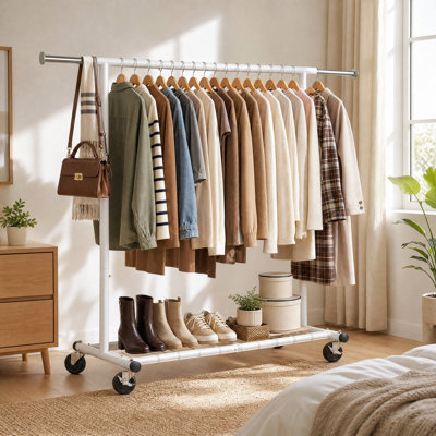 150 cm Rolling Clothes Rack
