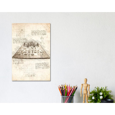 Chess Board by Cornel Vlad - Wrapped Canvas Gallery-Wrapped Canvas Giclée