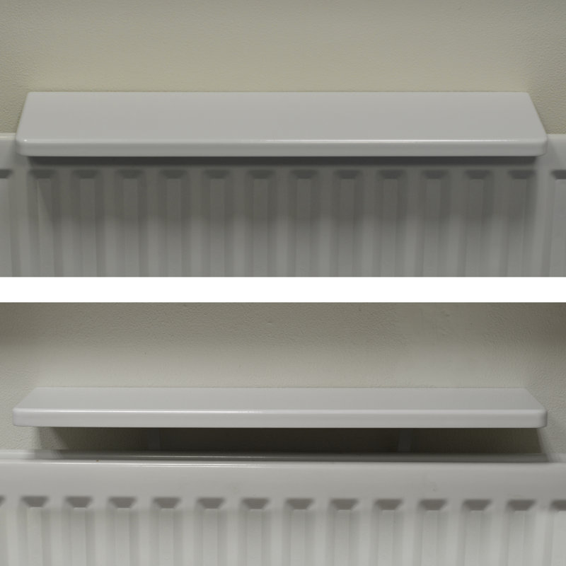 Floating Shelf with Adjustable Shelves, 2cm H x 60cm W x 15cm D