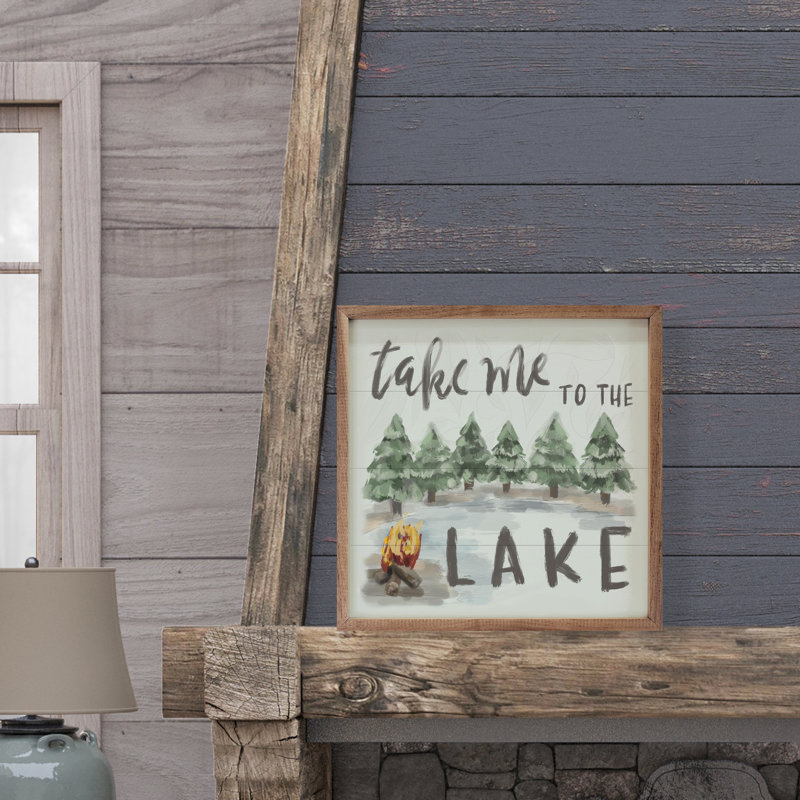 «Take Me To The Lake» par Emily Wood, H 4 po x l 4 po