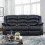 Emryn 81.5'' Wide Modern and Super Soft Faux Leather Manual Reclining Sofa with Wide Backrest-101672670