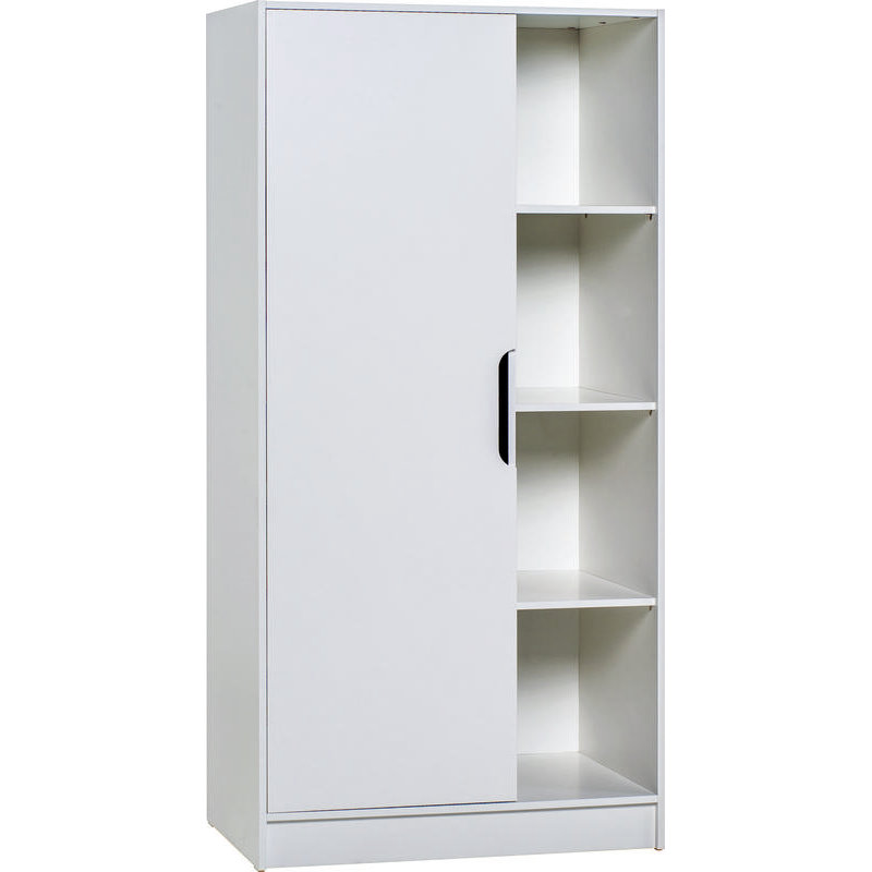 Bollinger 1 Door Manufactured Wood Wardrobe