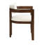 Linen Upholstered Armchair in Beige-304304162-304304163