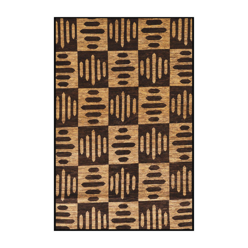 Tapis abstrait moderne 14, Rectangle 5 pi x 7 pi