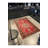 Red Floral Traditional Pattern Creative Base Rug-1781955673