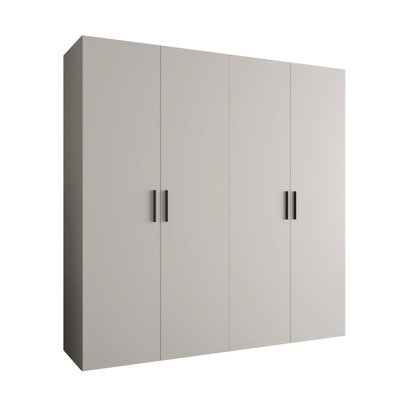 Berlie I Hinged Door Wardrobe 200cm - Dramatic, Soft-Close Storage for Contemporary Living