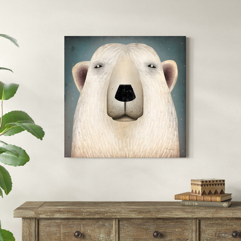 Ours polaire, H 30 po x l 30 po x P 1,25 po