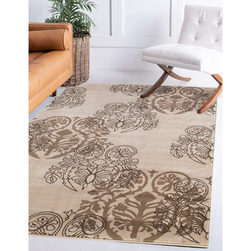Bloomington Floral Indoor Rug, Rectangle 5' x 7'7"