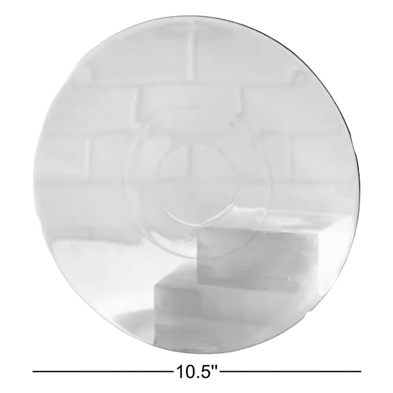 Recycled Glass Dinner Plates, Light Brown