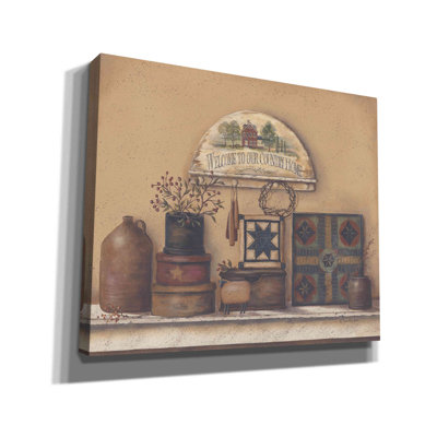 «Country Prims I» par Pam Britton, art mural sur toile