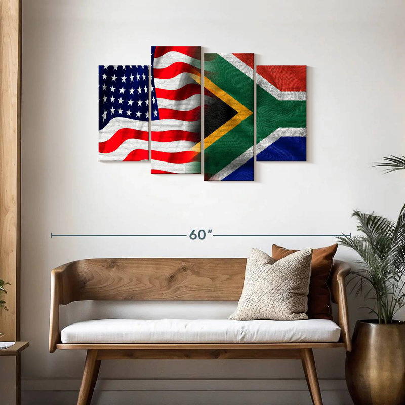 Drapeau de Borges aux États-Unis et en Afrique du Sud, H 27 po x l 43 po