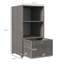 Porte-serviettes PE en rotin avec 2 tablettes de rangement-948919625