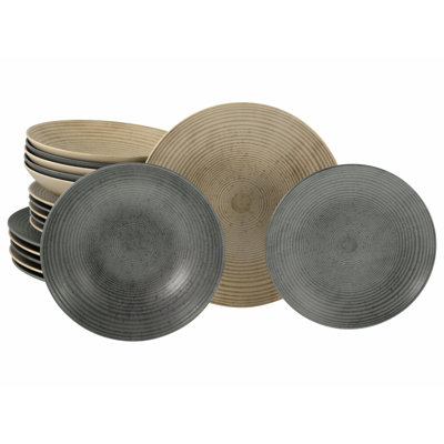 Catania 18 Piece Dinnerware Set, Service for 6