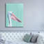 Toile épique «Exotic Bird On Blue 3» par Annie Warren, art épique graffiti, 40 po x 54 po-2113220719