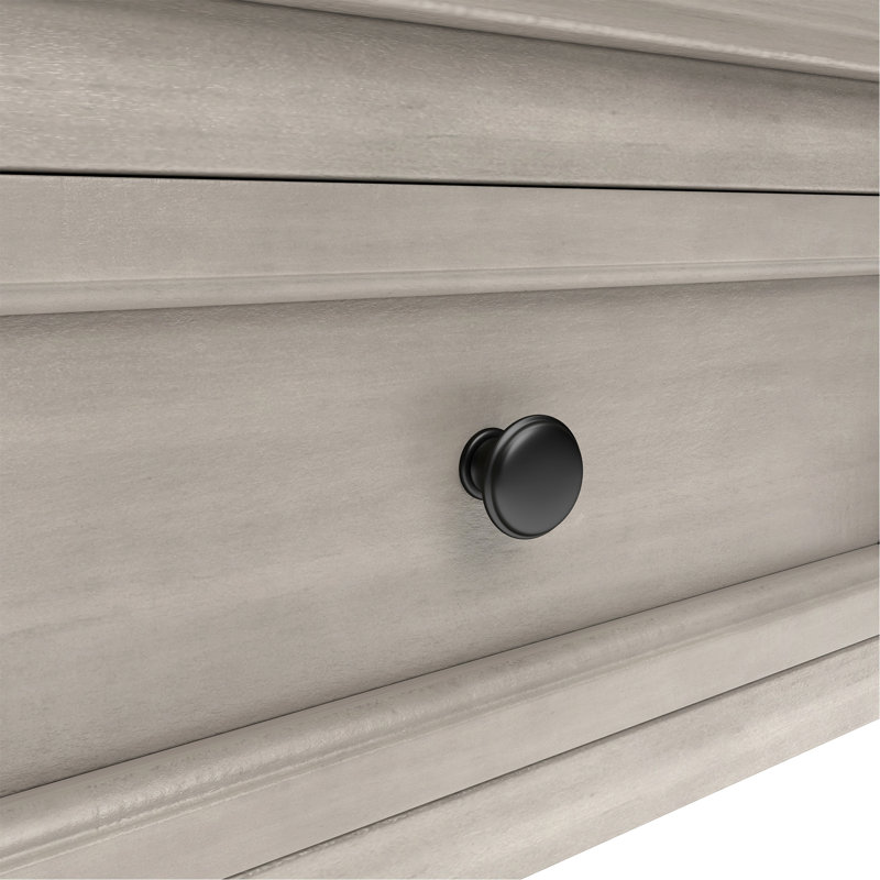 Console Table/Sofa Table With Storage Drawers And Bottom Shelf For Entryway Hallway, Gray Wash
