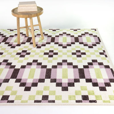 Tapis lilas / vert Marianna Marianna