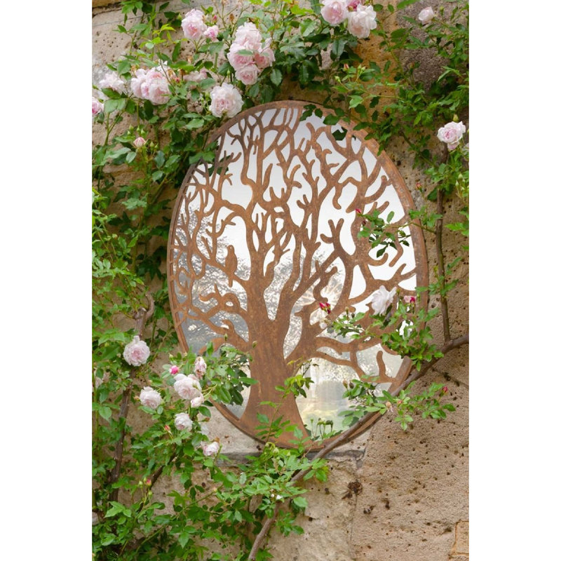 Eko Wood Flat Wall Mirror