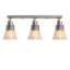 Lustre scandinave avec structure en métal, finition argentée | 24,4 po de diamètre x 8,7 po de hauteur | Base en bois et capuchon en verre, 3 x douilles E27 (40 W maximum) | Éclairage élégant pour la décoration et les espaces de vie modernes-1566493941